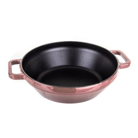 Aryıldız Döküm Demir Wok Tava 28 Cm Rose Gold Renkli