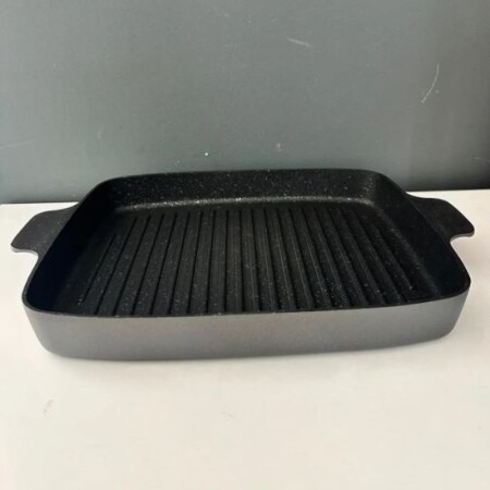 Aryıldız Pro Grade Grill Gri Tava 30x25 Cm Renkli